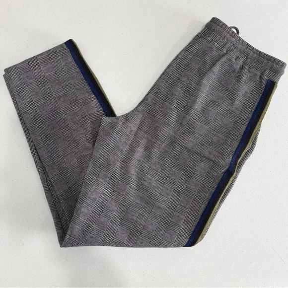 NWT Anthropologie Maeve Bettie Tapered Trousers Houndstooth Stripe Pants - Picture 3 of 8